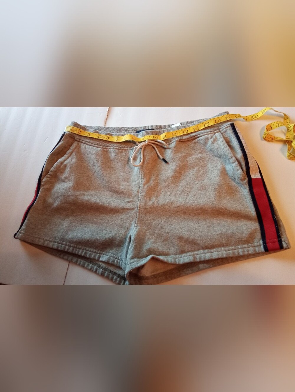 Tommy Hilfiger Gray Athletic Drawstring Shorts